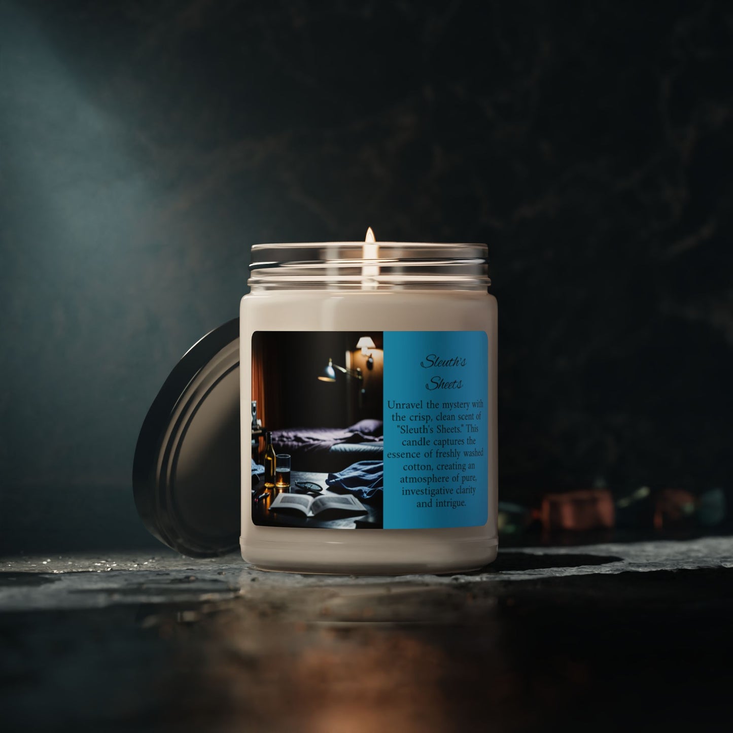Detective's Glow Scented Soy Candle, 9oz