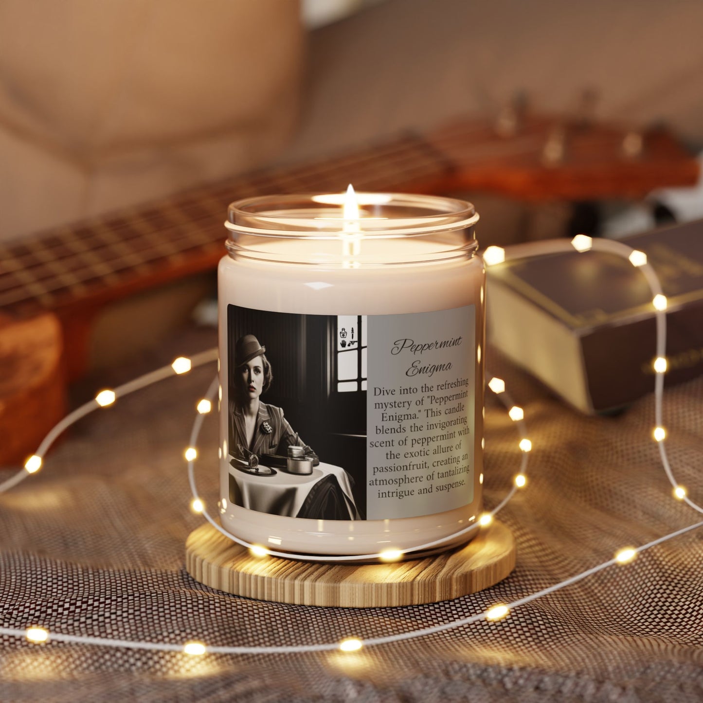 Detective's Glow Scented Soy Candle, 9oz