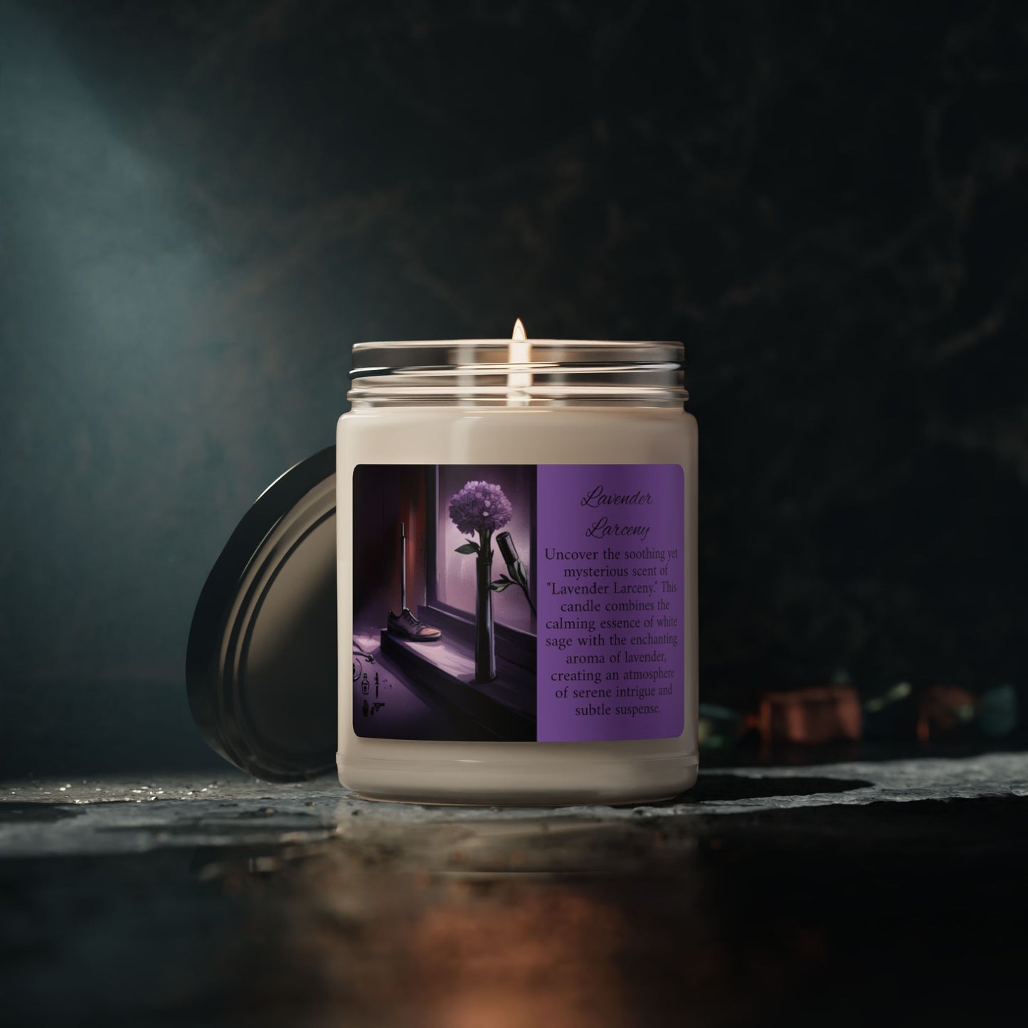 Detective's Glow Scented Soy Candle, 9oz